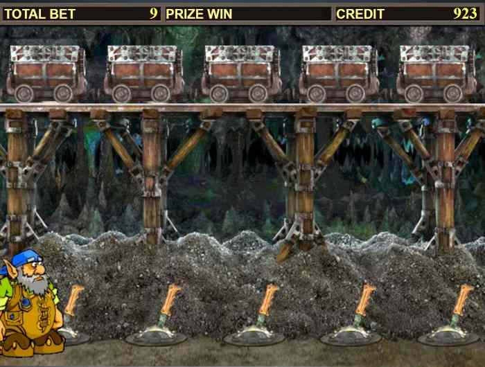 Однорукий бандит Gnome - бонусный раунд Бонус-игра аппарата Гном